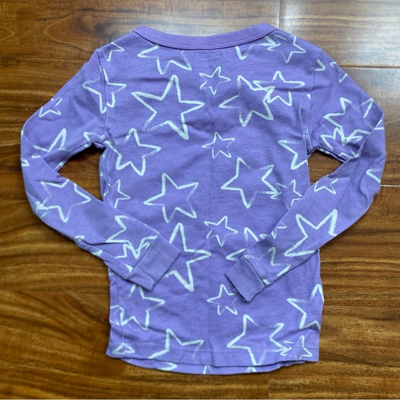 3/$25 Members Mark Toddler Girls Purple Star Blue Space Cat Snug Fit PJ's Size 5 - Picture 5 of 15